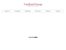 Tablet Screenshot of cardinalgroup.com